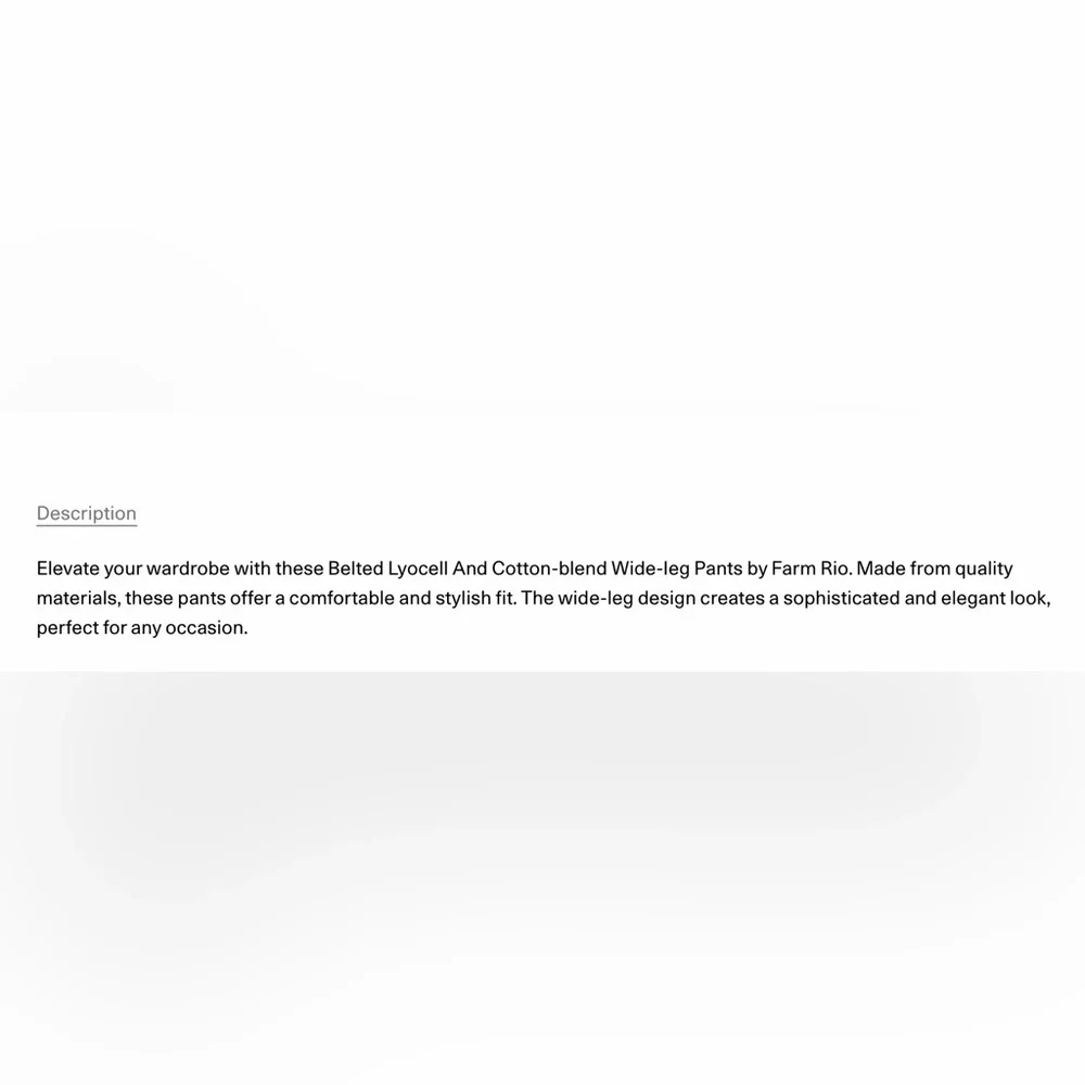 Farm Rio Green Wide-Leg Trousers NWTs sz S - Picture 11 of 11